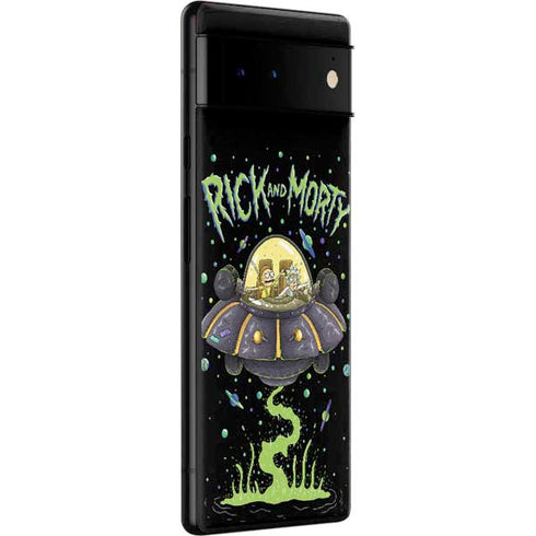 Adult Swim Rick and Morty Spaceship Google Pixel 6 Skin